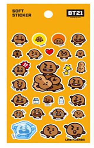 BT21 SHOOKY 8点セット BT21 X STUDIO8 BTS Bangtan boys Shooky Music Rubber Photo Card